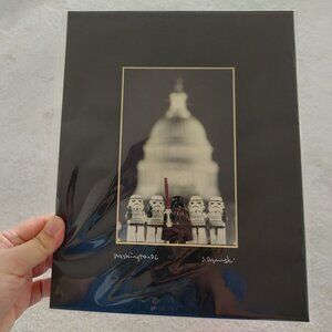 Star Wars Lego Photograph Mounted in Matboard by Joe Shymanski